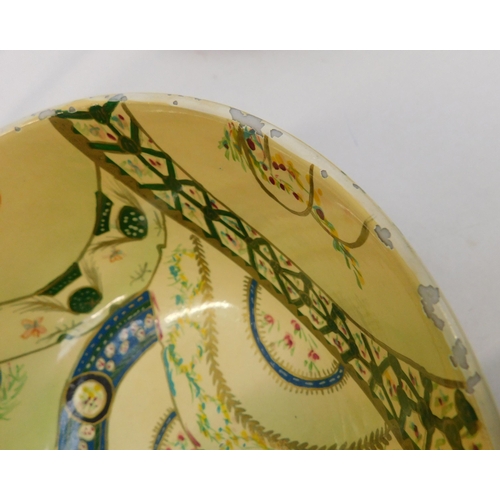 92 - Sarah Akin-Smith handpainted bowl and plate