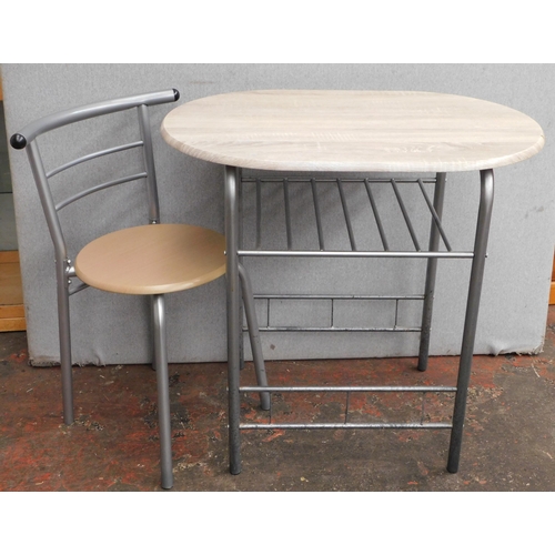 147 - Space saver table and chair