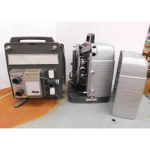 224 - GB Bell and Howell Moviemaker projector and Consul projector - unchecked