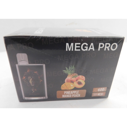 241 - Brand new and sealed Pro-Vapes 10pcs - Pineapple Mango Peach