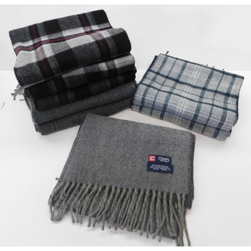 273 - Nine luxury chaps reversible scarves - three designs
ALL PROCEEDS GO TO RNLI