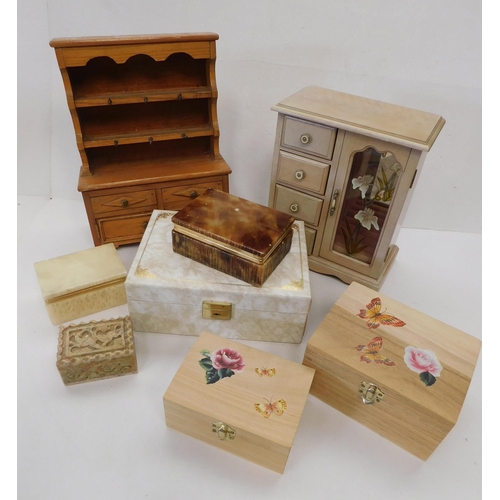 279 - Mixed jewellery boxes