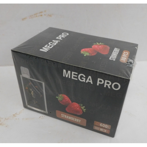 286 - Brand new and sealed 10pcs vapes - Strawberry