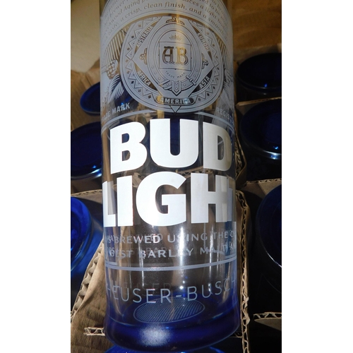 292 - Box of 24 Bud Light pint glasses