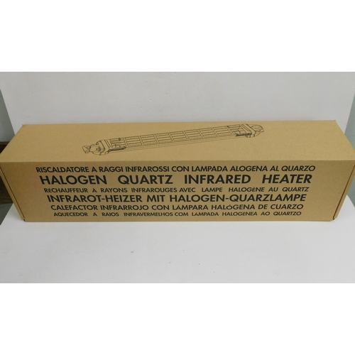 35 - Boxed/new halogen infrared heater