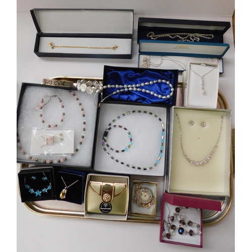 554 - Collection of boxed costume jewellery - incl. Swarovski