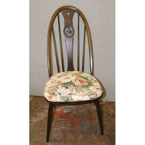 299 - Dropleaf oval Ercol dining table (approx. 45