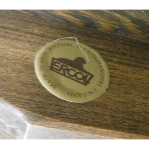 299 - Dropleaf oval Ercol dining table (approx. 45