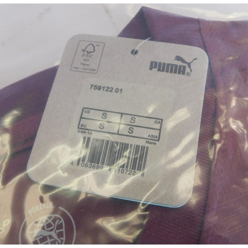 64 - Puma Manchester City football shirt - size S