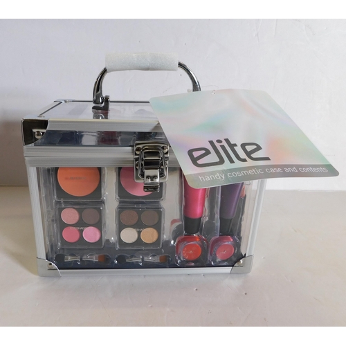 71 - New in box Elite handy cosmetic case and contents