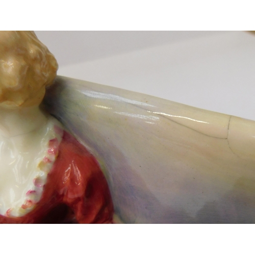 314 - Royal Doulton 'Sweet and Twenty' figurine - hairline crack to back of sofa and neck