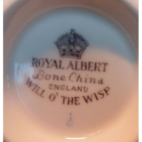 561 - Vintage Royal Albert 'Will O The Wisp' tea set