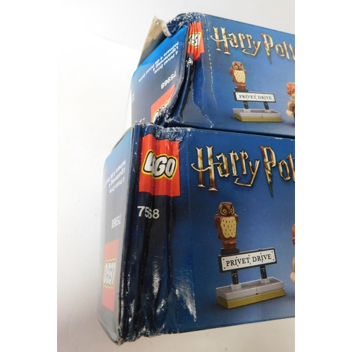 262 - Two Lego Harry Potter 75968 - 4 Privet Drive (damaged boxes)