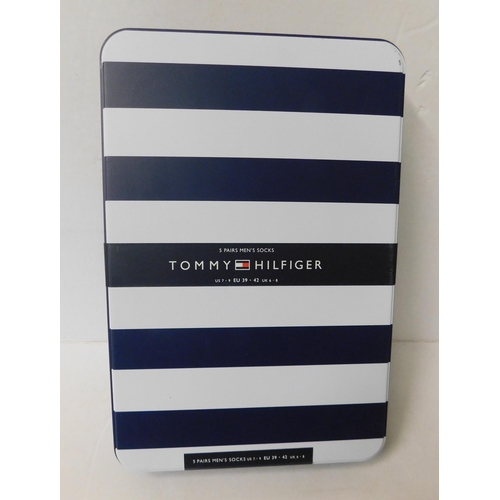 292 - Tommy Hilfiger sock gift set - five pairs UK 6-8