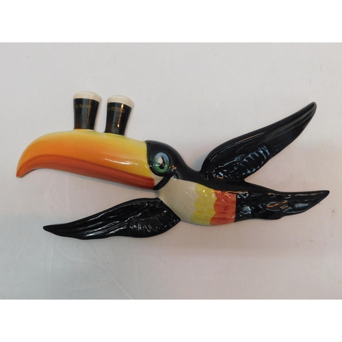 356 - Original Guinness Carltonware ceramic flying toucan - approx. 10