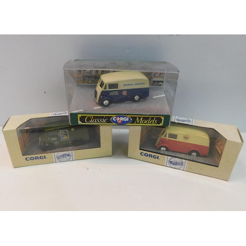 409 - Three Corgi vans