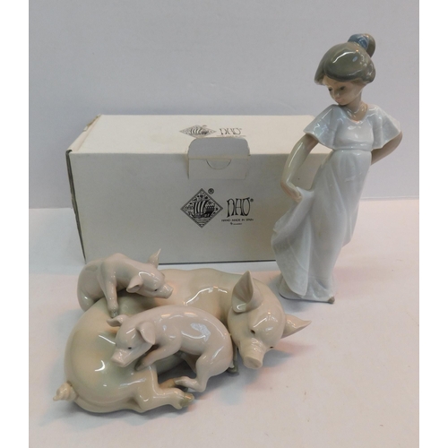 410 - Lladro and Nao figurines