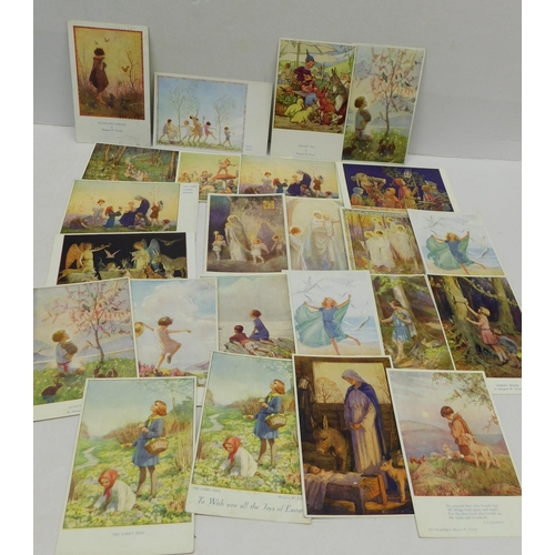 478 - 24 Margaret Tarrant fairy postcards