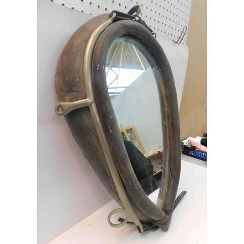 88 - Bespoke shire horse driving collar mirror