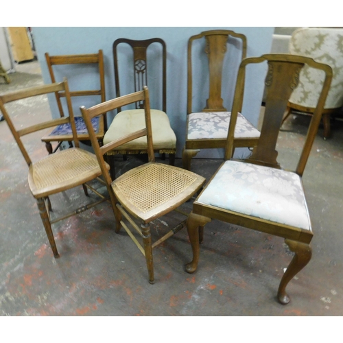 256A - Selection of wooden chairs