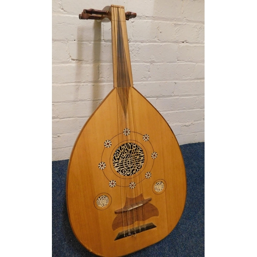 301 - Ali Khalifeh & Sons oud with soft case