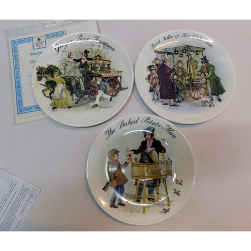 469 - Three Wedgwood Street Seller plates