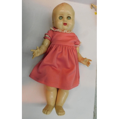 453 - 1950s Roddy Celluloid doll - hand painted