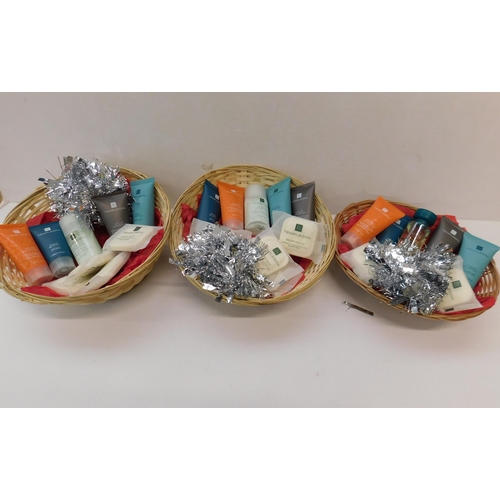 386 - Three handmade gift baskets - Temple Spa