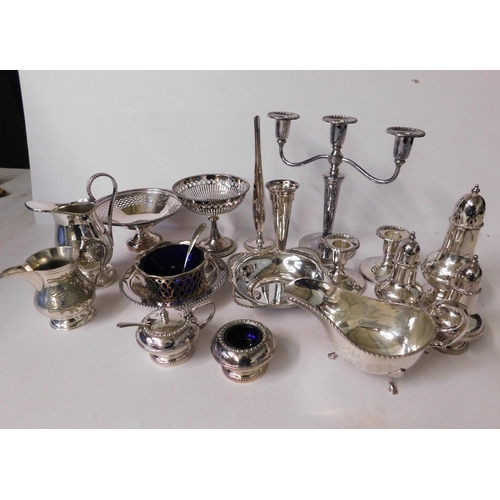 234 - Mixed silver plated items