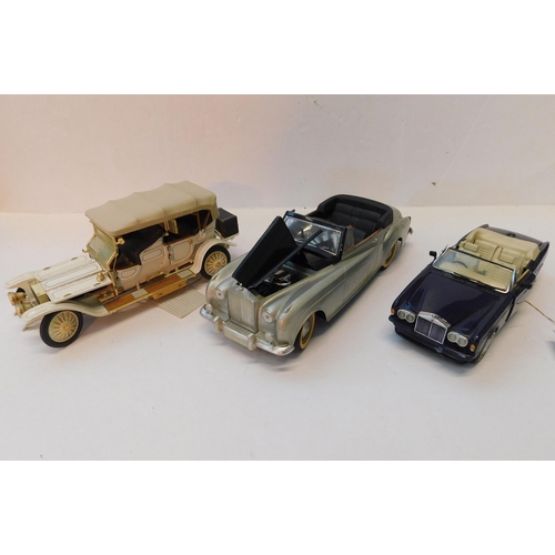 446 - Two Franklin Mint and Solido display cars