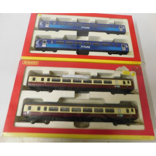 449 - Boxed Hornby OO gauge carriages, Scott Rail class 156 and new Strath Clyde PTE