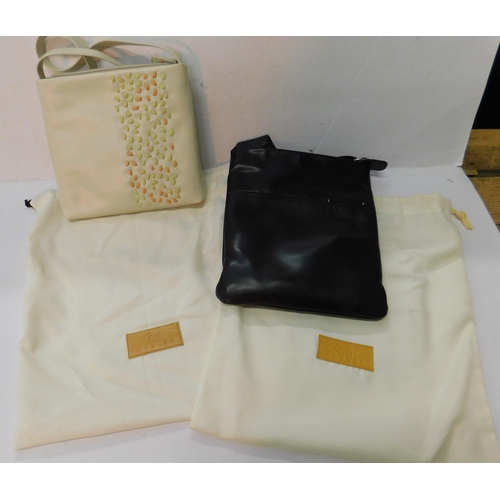 60 - Two leather Radley bags - with dust bags