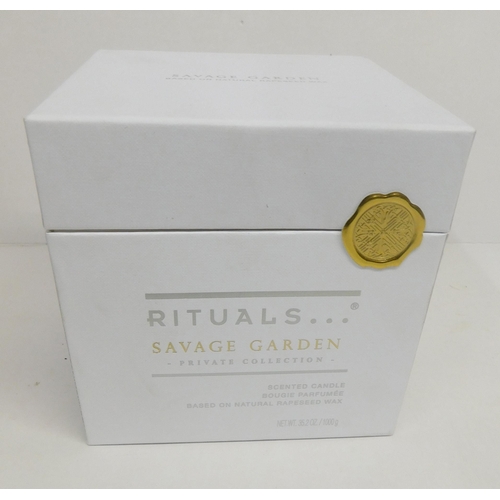 62 - Rituals scented candle - Savage Garden...