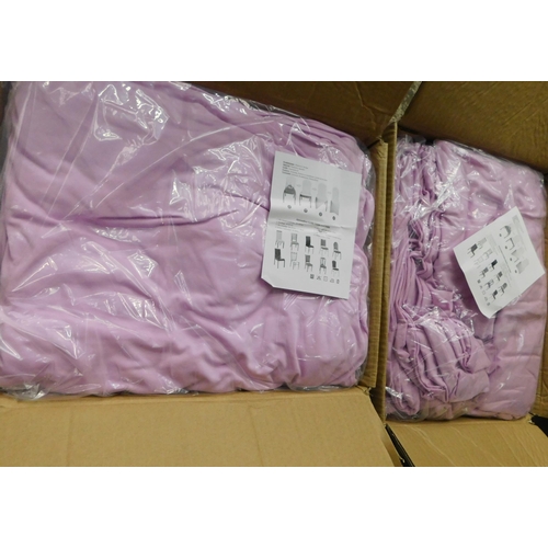 39 - 2 boxes of new lilac chair covers