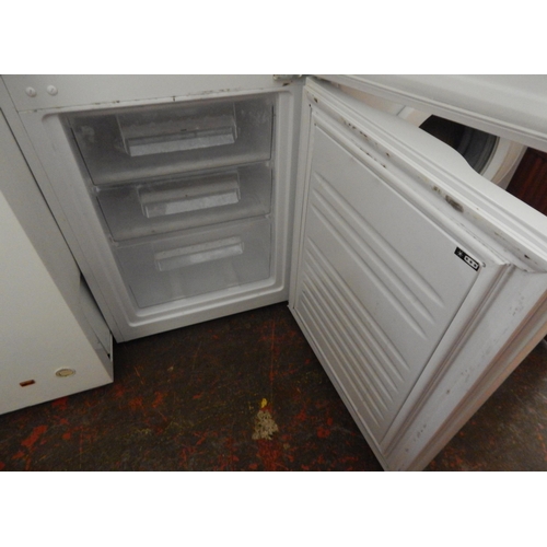 55 - White fridge freezer in working order