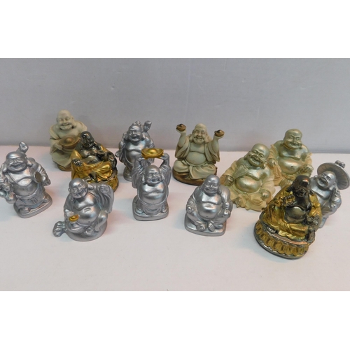 405 - Selection of miniature buddhas