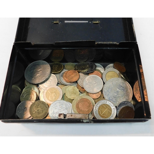 326 - Box of world coins