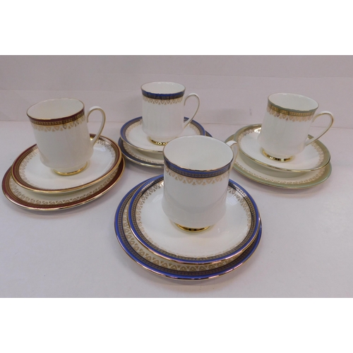 370A - Four Paragon and Royal Albert trios - no damage