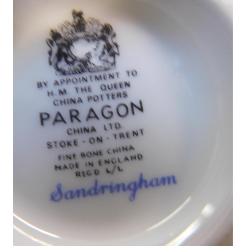 370A - Four Paragon and Royal Albert trios - no damage