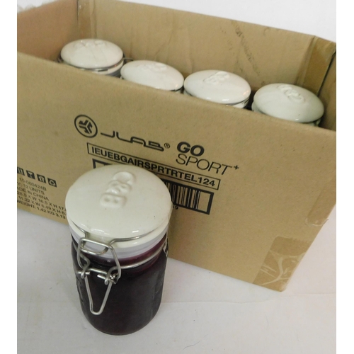 153 - Cartwright & Butler eight jars of red fruit jam - BB 9/25