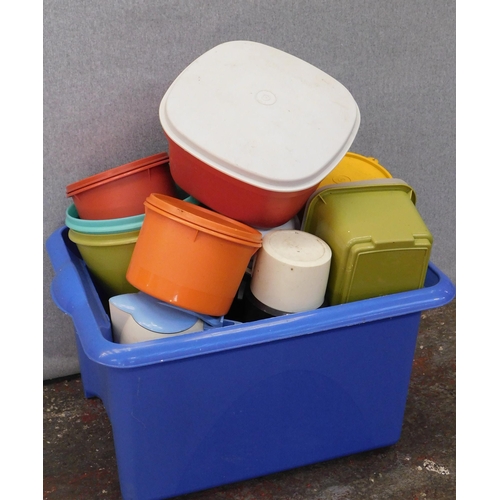 166 - Box of Tupperware