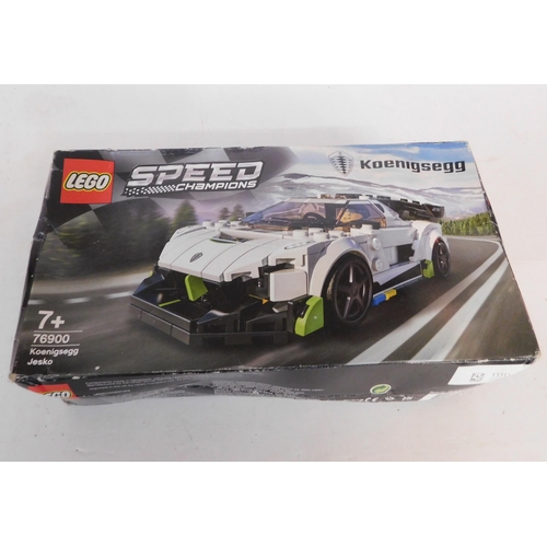 185 - Boxed/sealed Lego Speed Champions Koenigsegg-76900