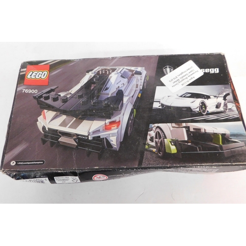 185 - Boxed/sealed Lego Speed Champions Koenigsegg-76900