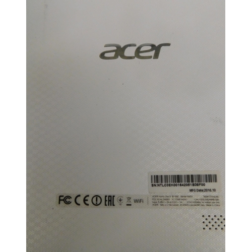 190 - Acer tablet W/O