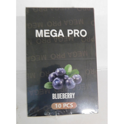 192 - Mega Pro vapes 10pcs - Blueberry