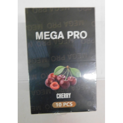 196 - Mega Pro vapes 10pcs - Cherry