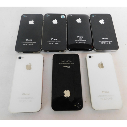 204 - iPhone 3, iPhone 4 and five iPhone 4S - all W/O