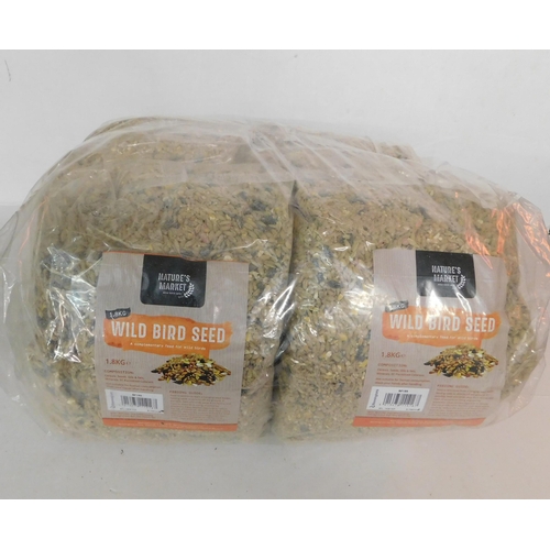 216 - Bird food - 8x 1.8kg - new wild bird seed bags