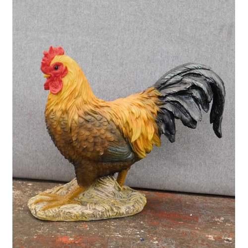 223 - Large resin cockerel