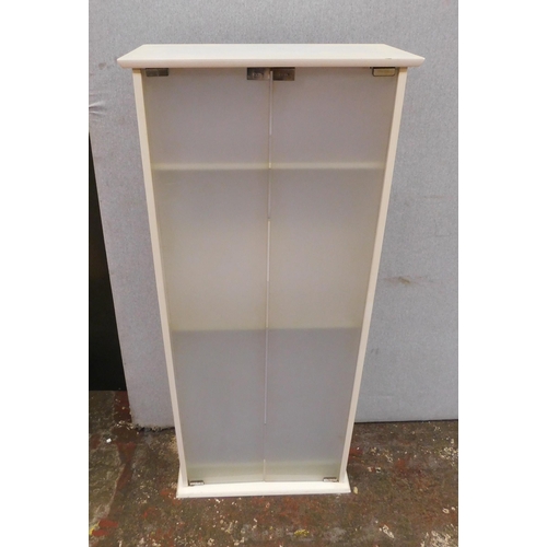 254 - Glass fronted storage unit